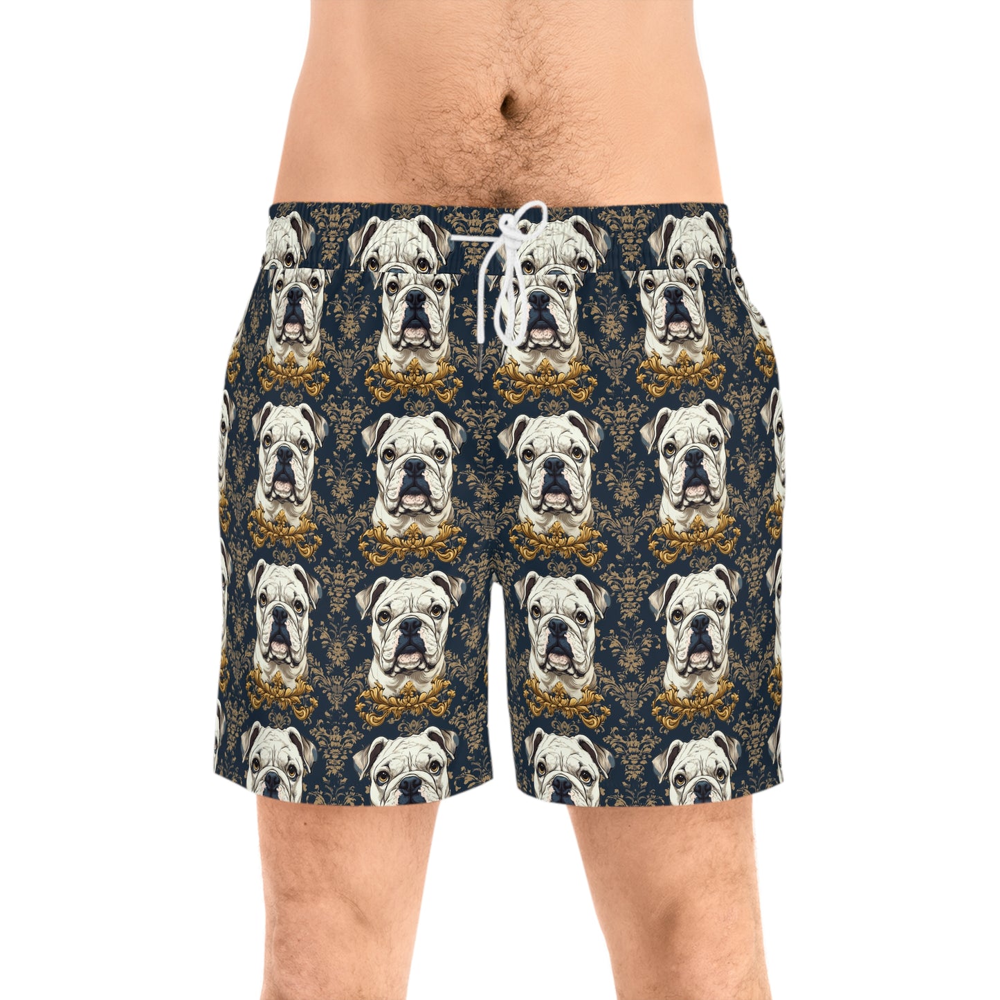 Wildwood Wanderlust Bulldog Men's Mid-Length Swim Shorts