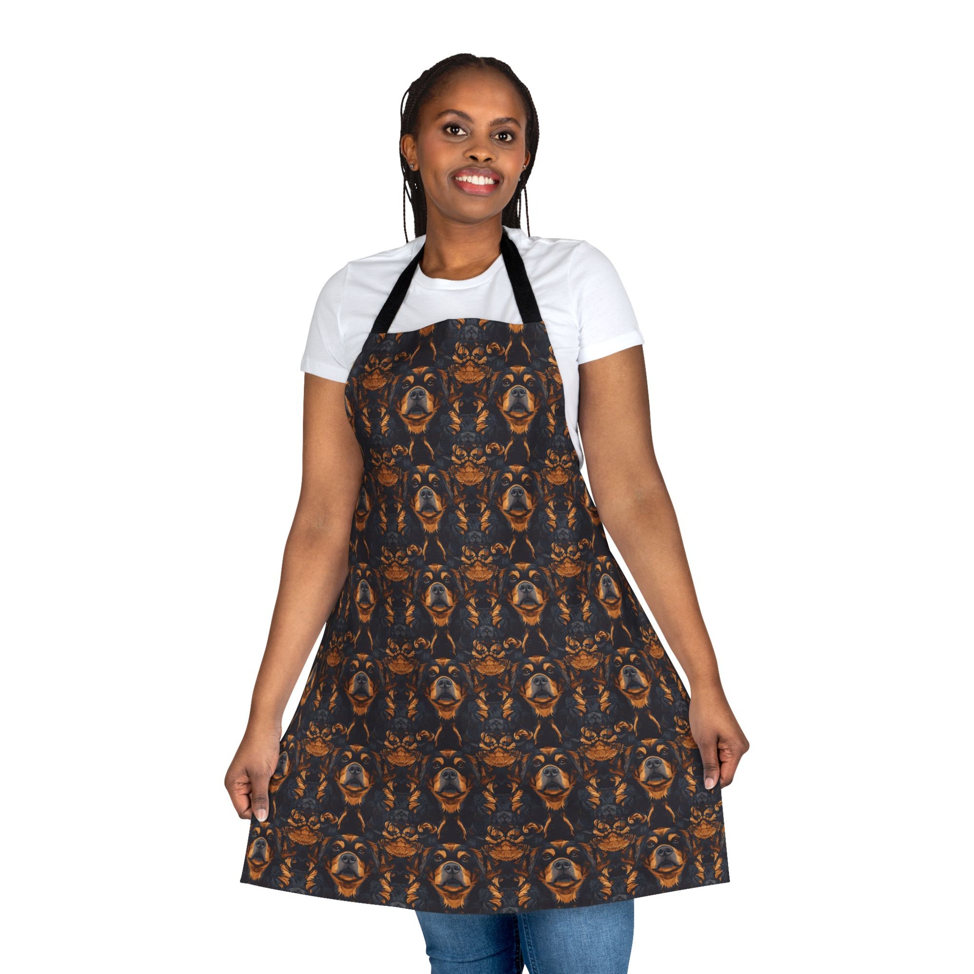 Modern Rottweiler Royalty Apron