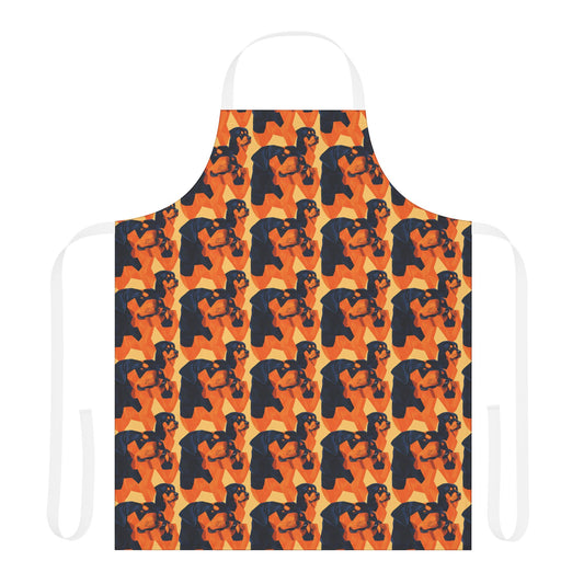 Rottweiler Chic Pawsitivity Apron