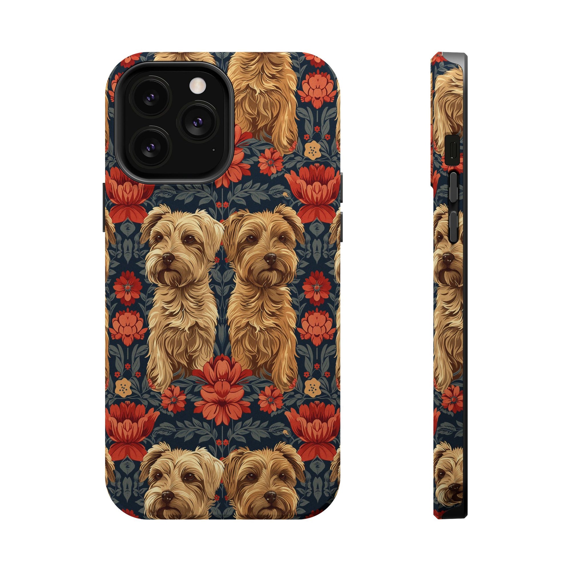 Yorkie Charm Twins Magnetic Tough Cases