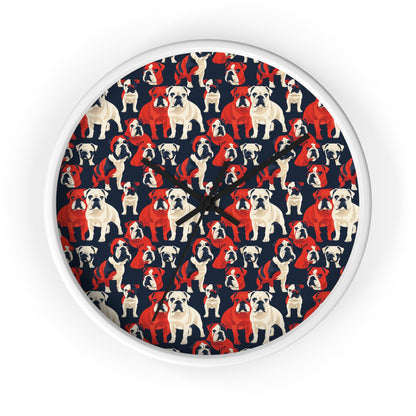 Bulldoggy Bliss Chomper Wall Clock