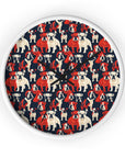 Bulldoggy Bliss Chomper Wall Clock