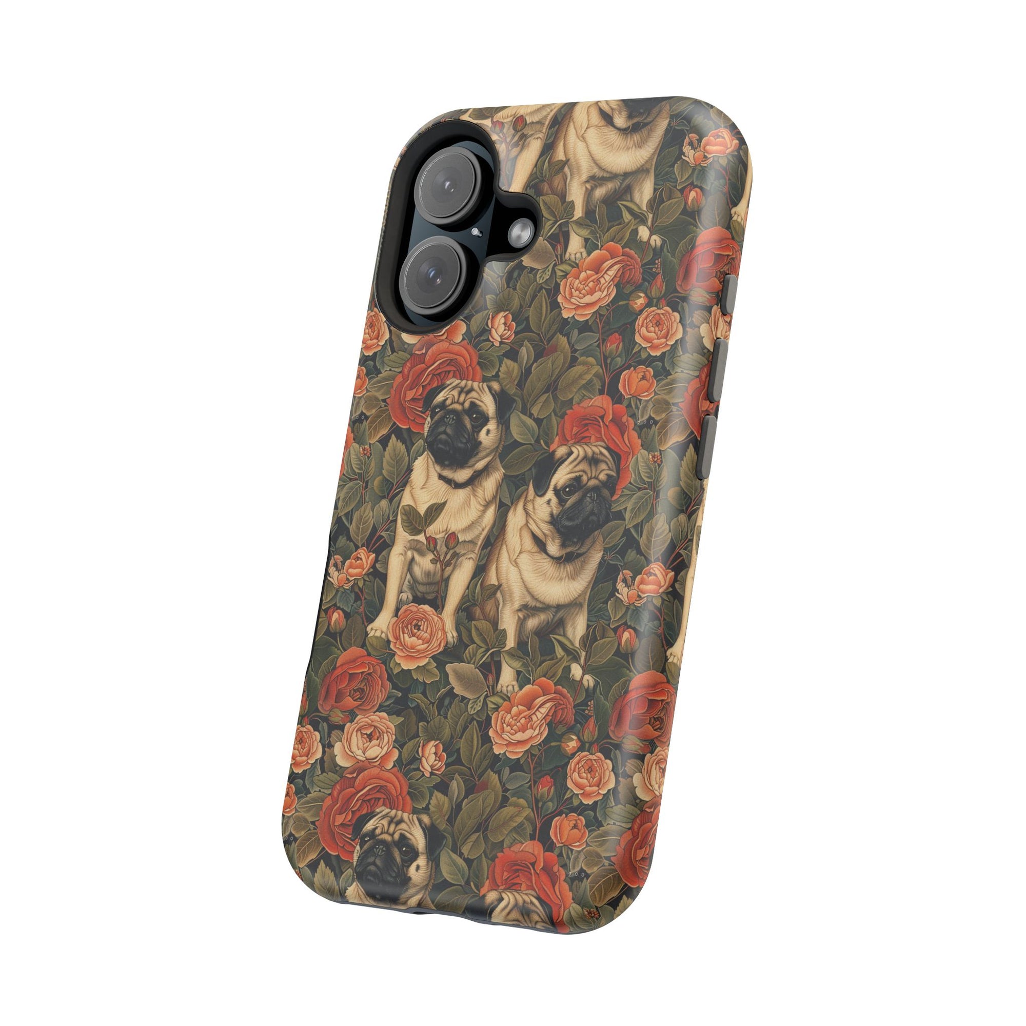 Blooming Pug Paradise Magnetic Tough Cases