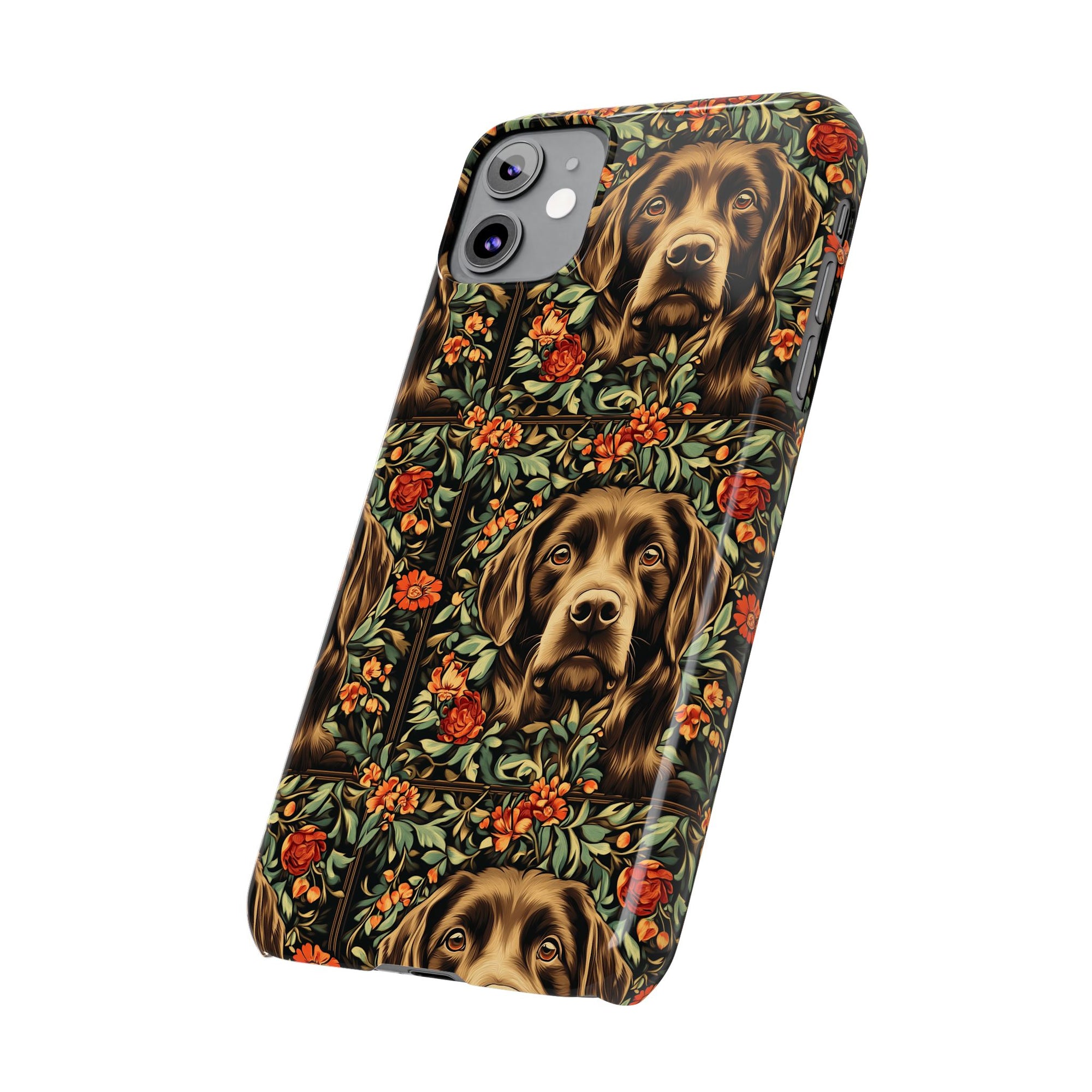 Labrador Lush Pooch Tapestry Slim Phone Cases