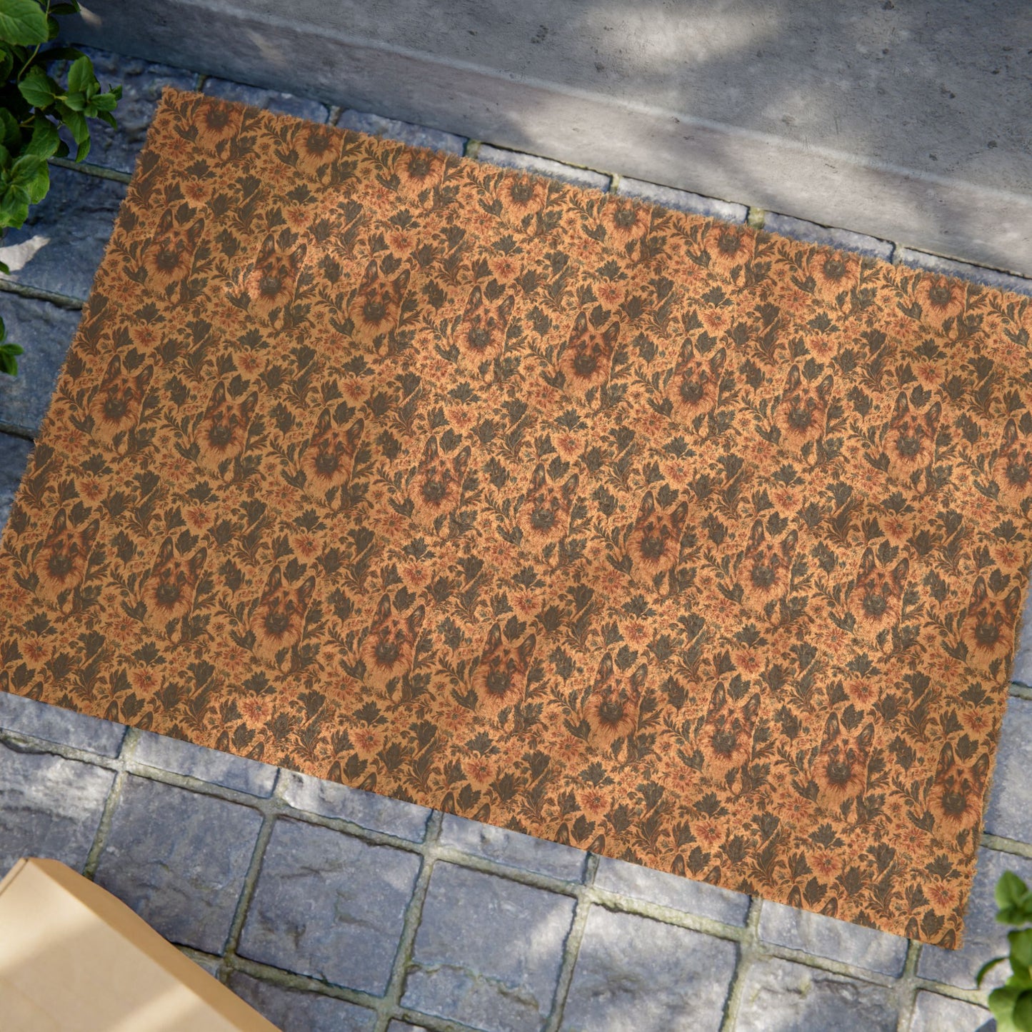 Autumnal German Shepherd Glamour Doormat