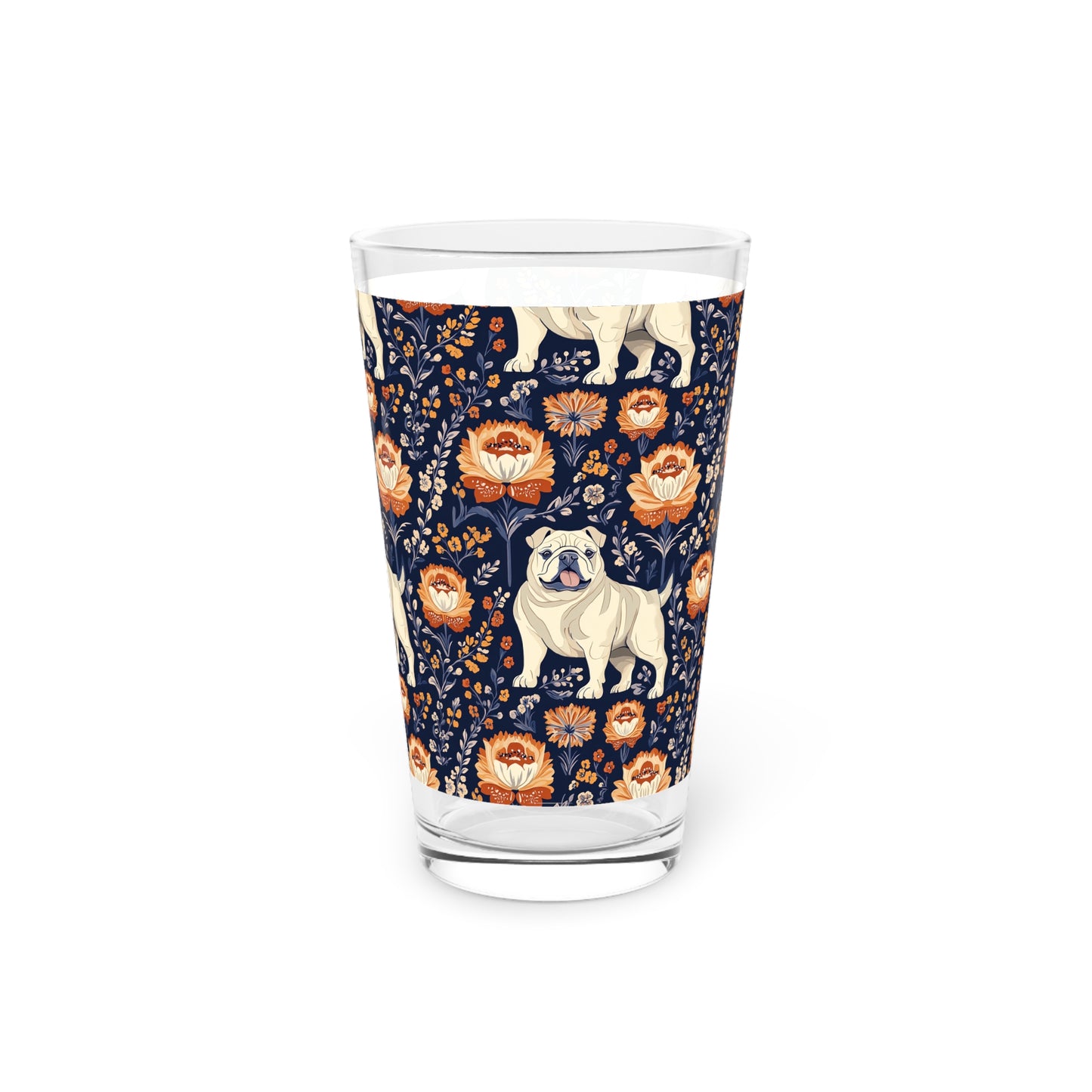 Bulldog Blossom Bonanza Pint Glass