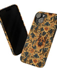 Autumnal German Shepherd Glamour Slim Phone Cases