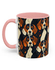 Beagle Glimmer Gaze Glamour Accent Coffee Mug