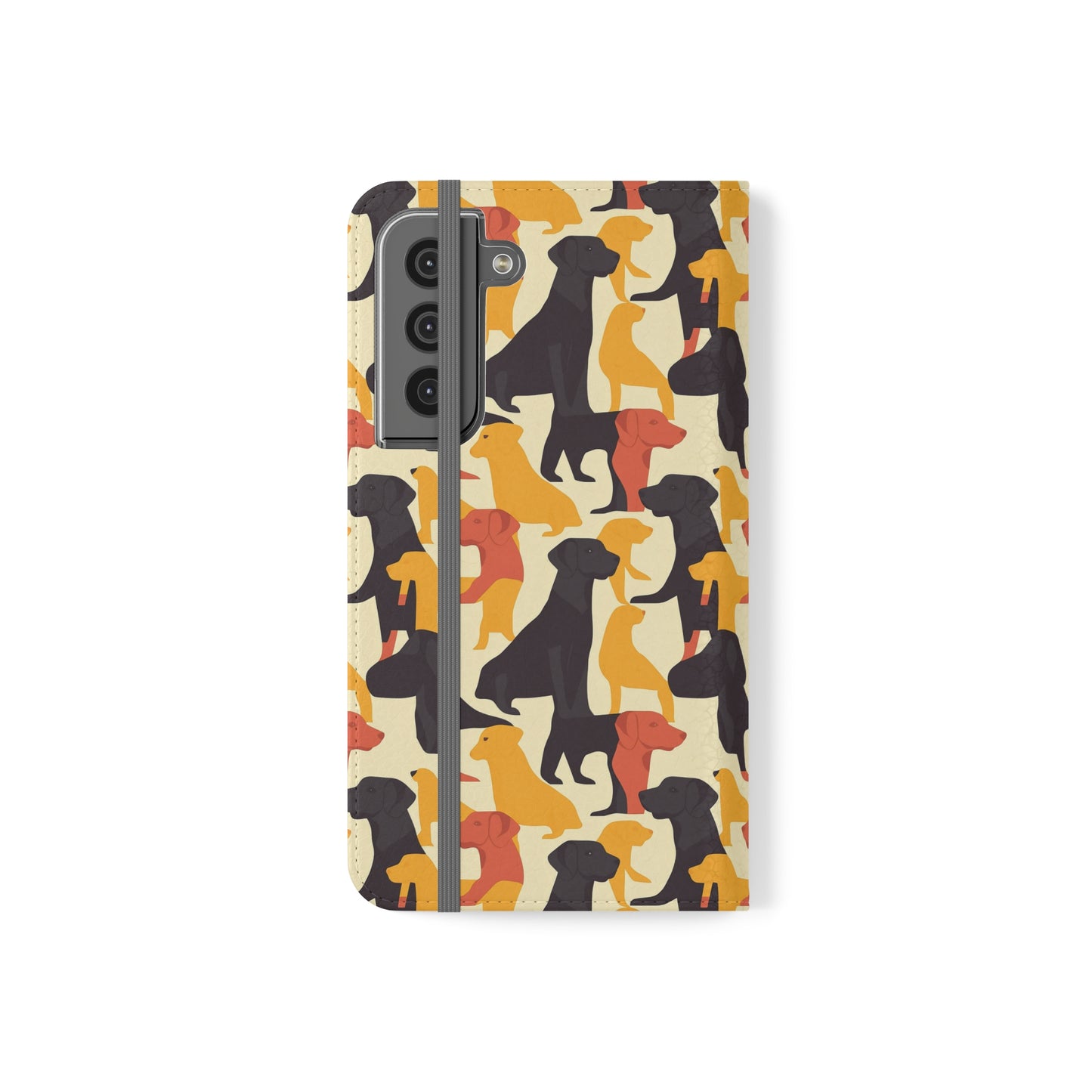 Modern Charm Labrador Chic Flip Cases