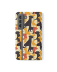 Modern Charm Labrador Chic Flip Cases