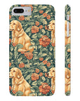 Blooming Goldie Glam Slim Phone Cases