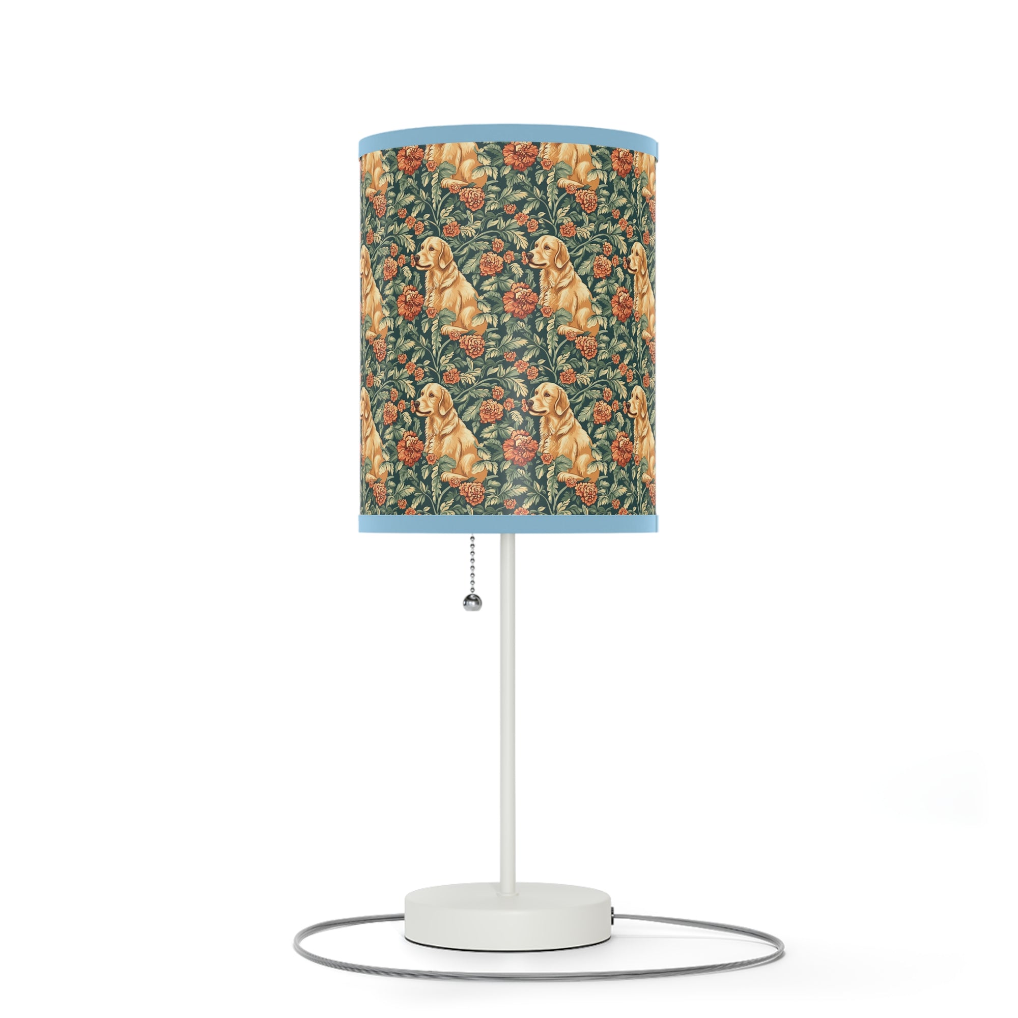 Blooming Goldie Glam Lamp on a Stand