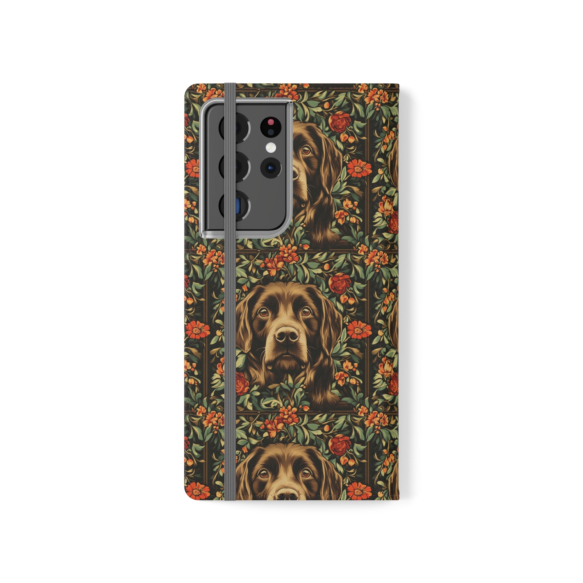 Labrador Lush Pooch Tapestry Flip Cases