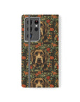 Labrador Lush Pooch Tapestry Flip Cases