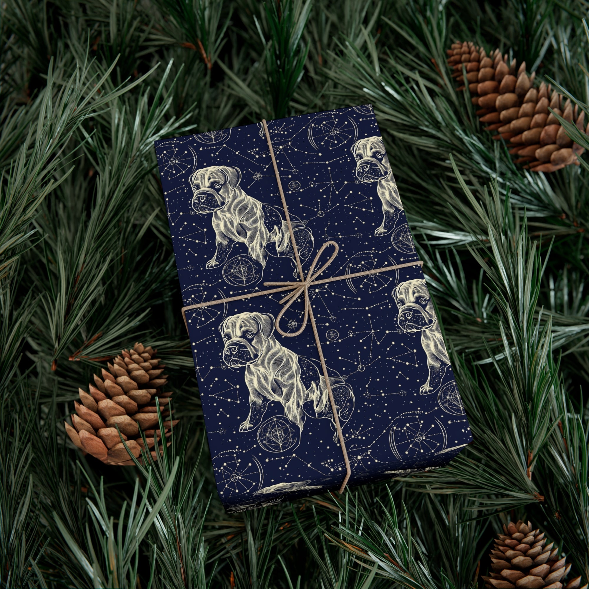 Celestial Boxer Bliss Gift Wrap Papers