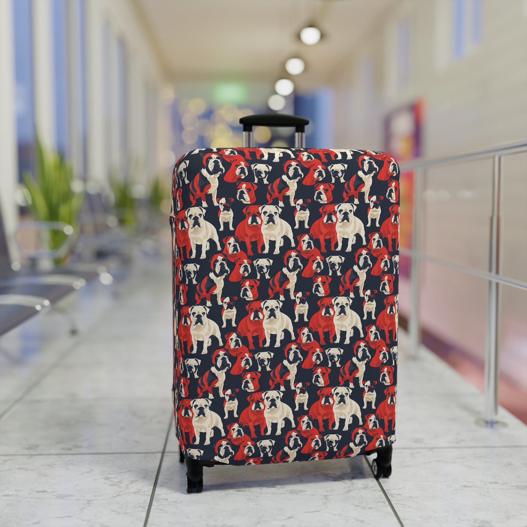 Bulldoggy Bliss Chomper Luggage Cover