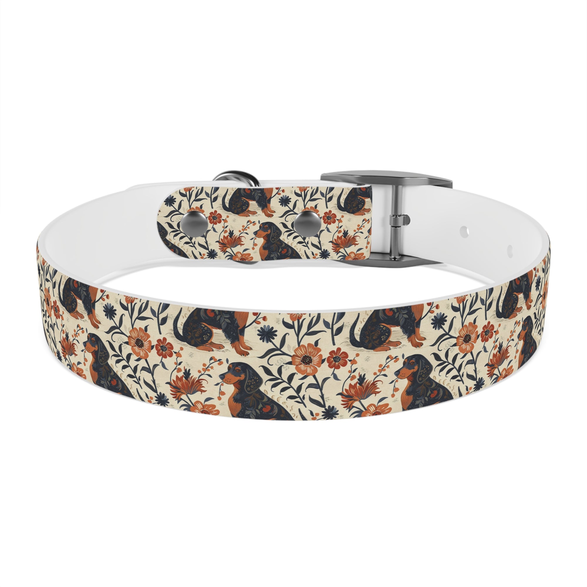 Blossoming Dachshunds Delight Dog Collar