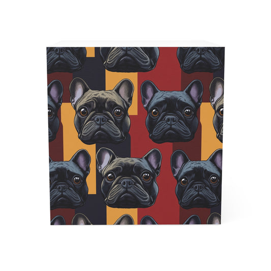 Chic Canine Checkmate - Frenchie Edition Note Cube