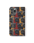 Chic Canine Checkmate - Frenchie Edition Flip Cases