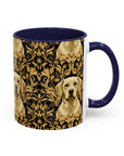 Royal Pawsitivity Labs Accent Coffee Mug