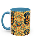 Royal Rottie Regalia Accent Coffee Mug