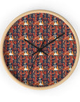 Boxer Blossom Tapestry Delight Wall Clock