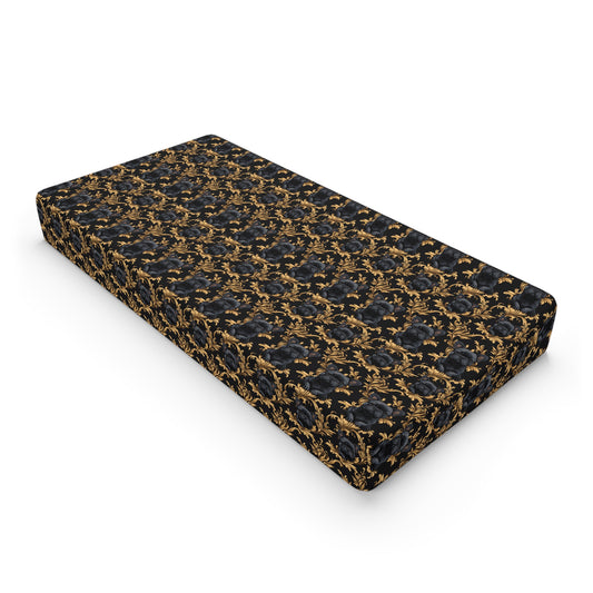 Regal Frenchie Noir Elegance Baby Changing Pad Cover