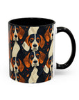 Beagle Glimmer Gaze Glamour Accent Coffee Mug