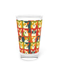 Corgi Chic Popart Pup Pint Glass