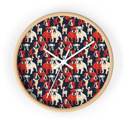 Bulldoggy Bliss Chomper Wall Clock