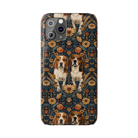 Beagle Buddies Meadow Magic Slim Phone Cases