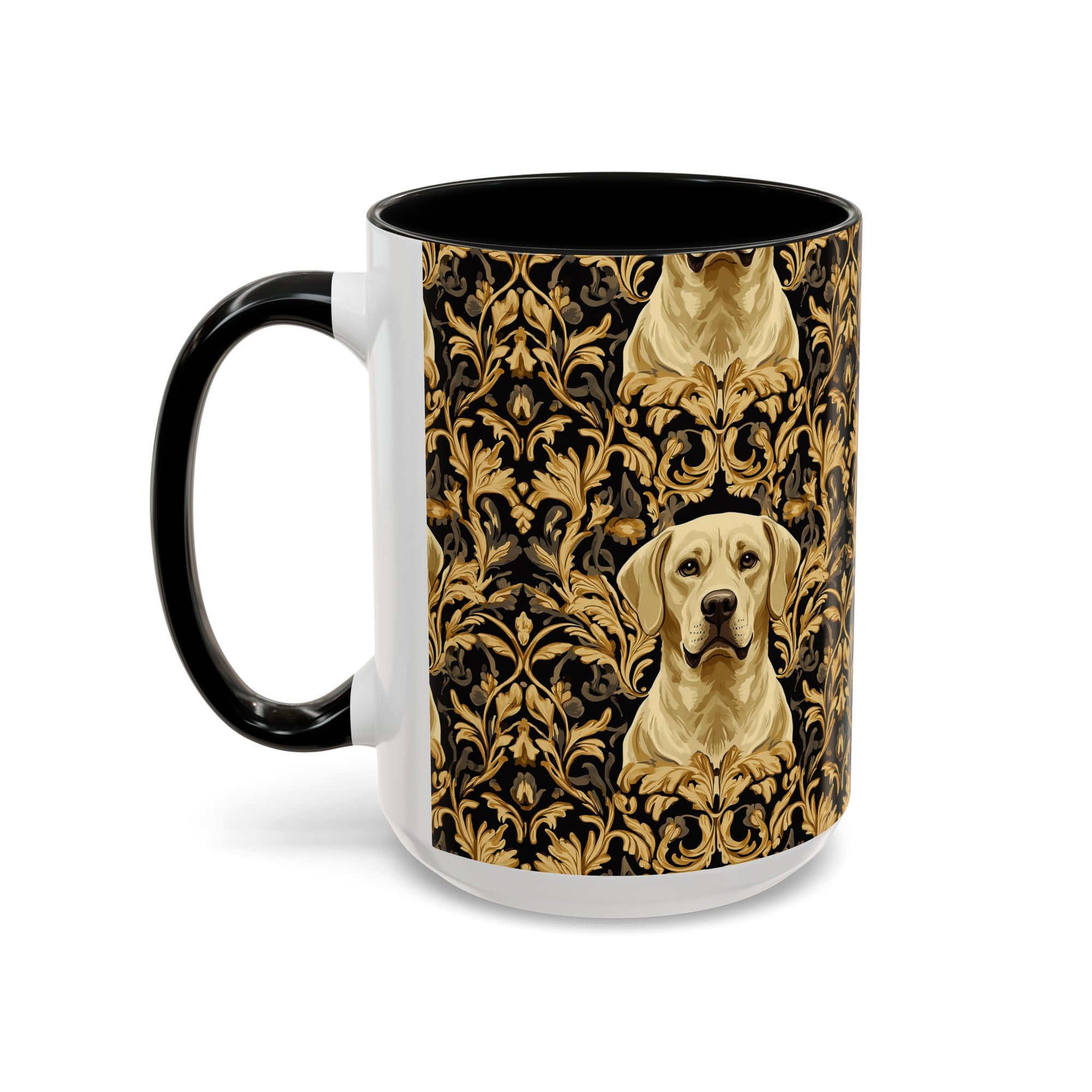 Royal Pawsitivity Labs Accent Coffee Mug