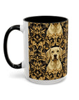 Royal Pawsitivity Labs Accent Coffee Mug