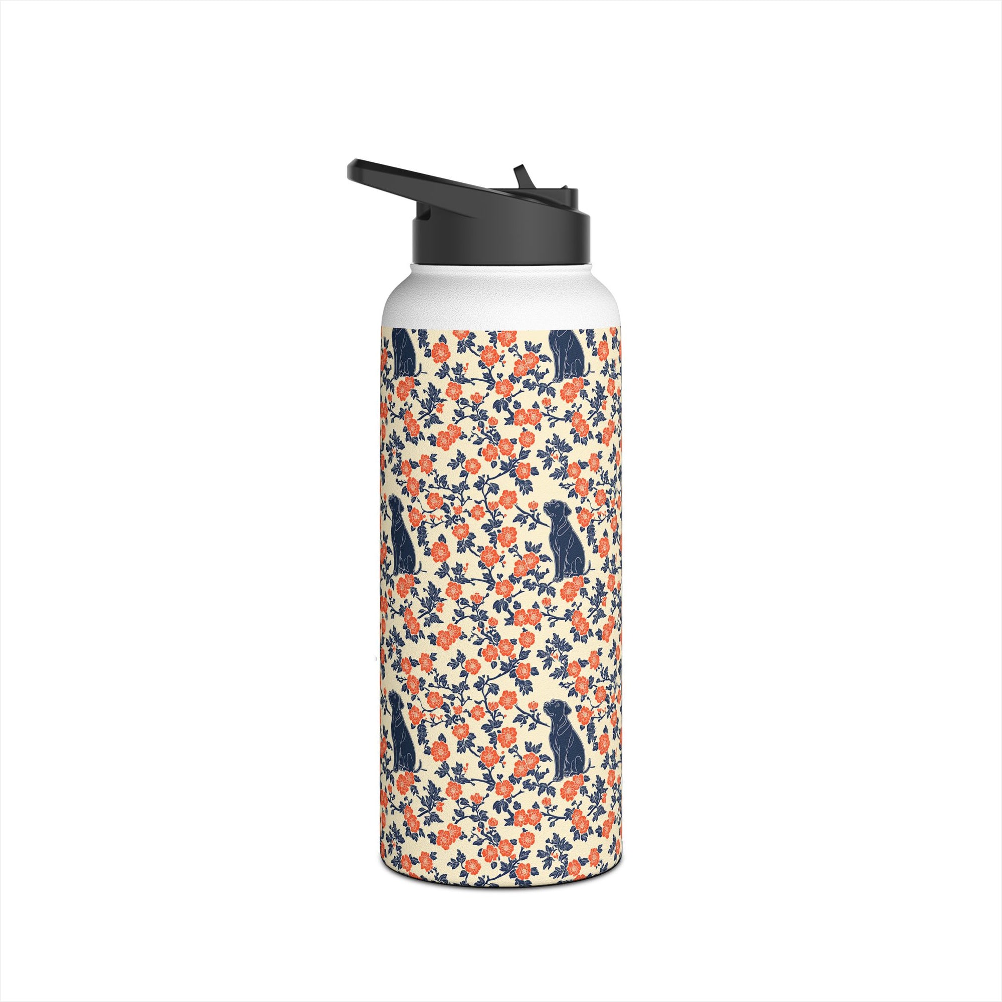 Bloomiful Lab Bouquet Stainless Steel Water Bottle