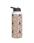 Bloomiful Lab Bouquet Stainless Steel Water Bottle