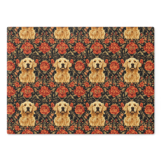 Golden Pawsatronic Tapestry Cutting Board