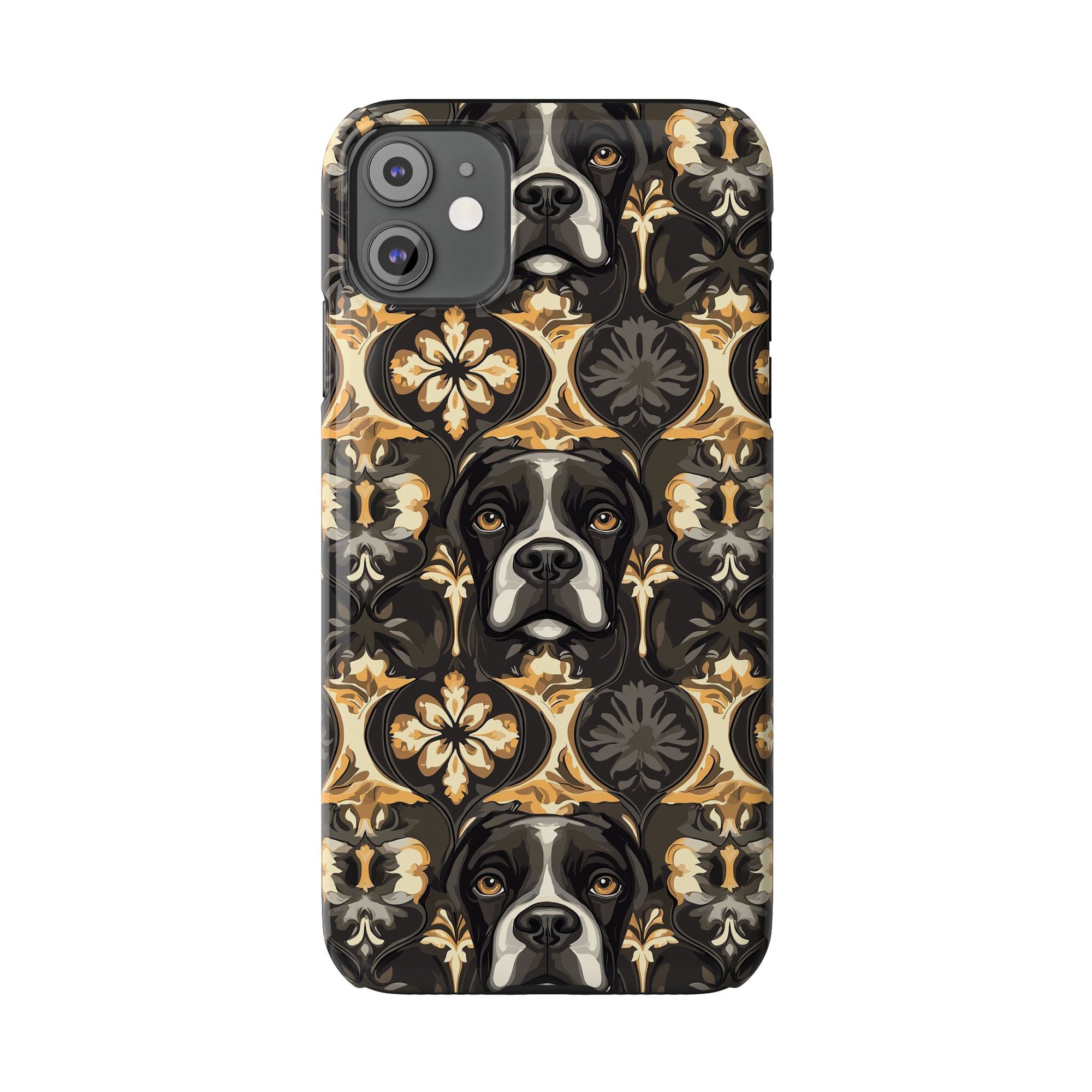 Manor Pup Boxer Royale Slim Phone Cases