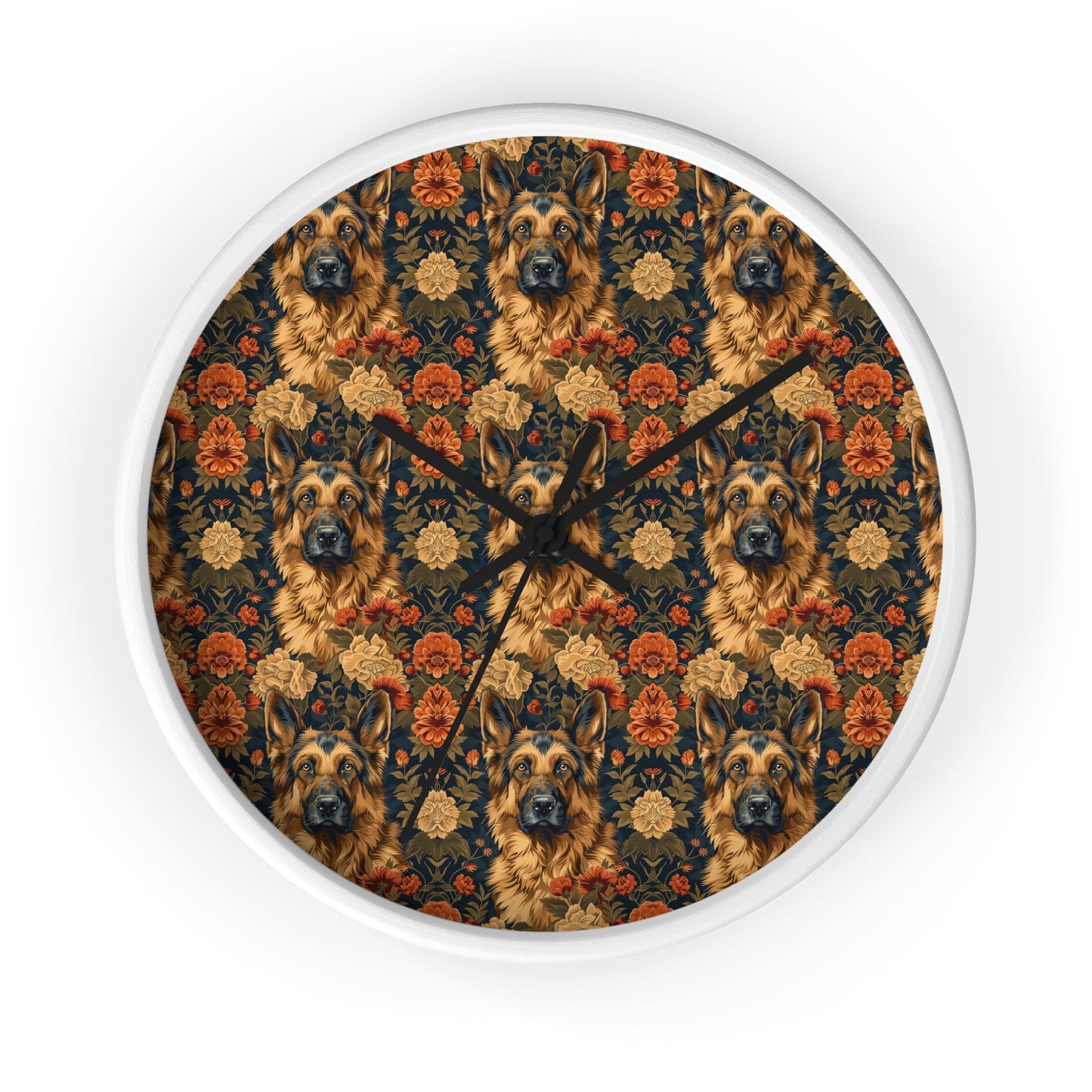 WhimsiWooly Shepherd Spritz Wall Clock