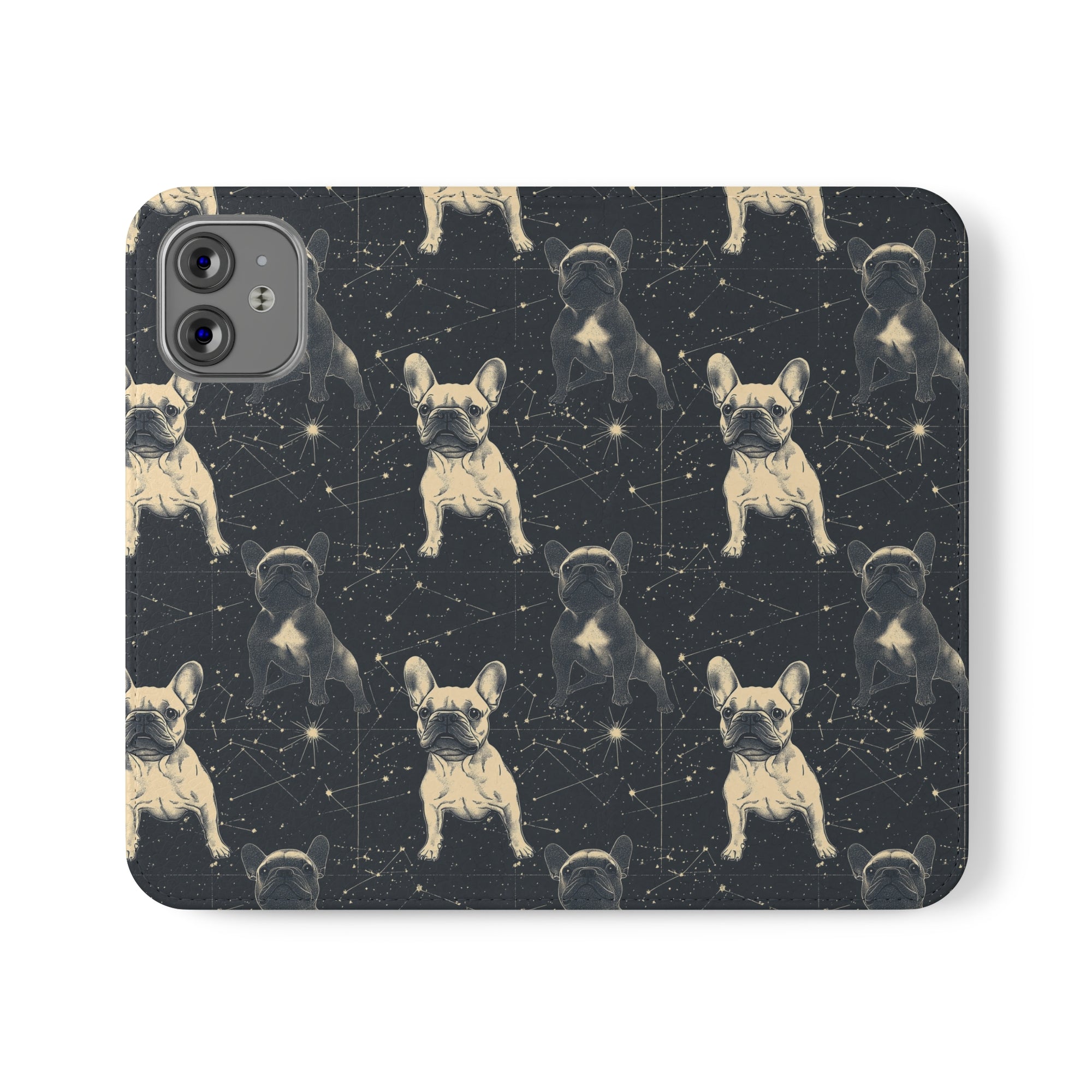 Frenchie Celestial Soar Flip Cases