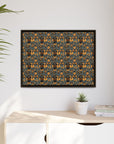 Ruffle Rottie Glamourific Matte Canvas, Framed