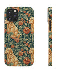 Blooming Goldie Glam Slim Phone Cases