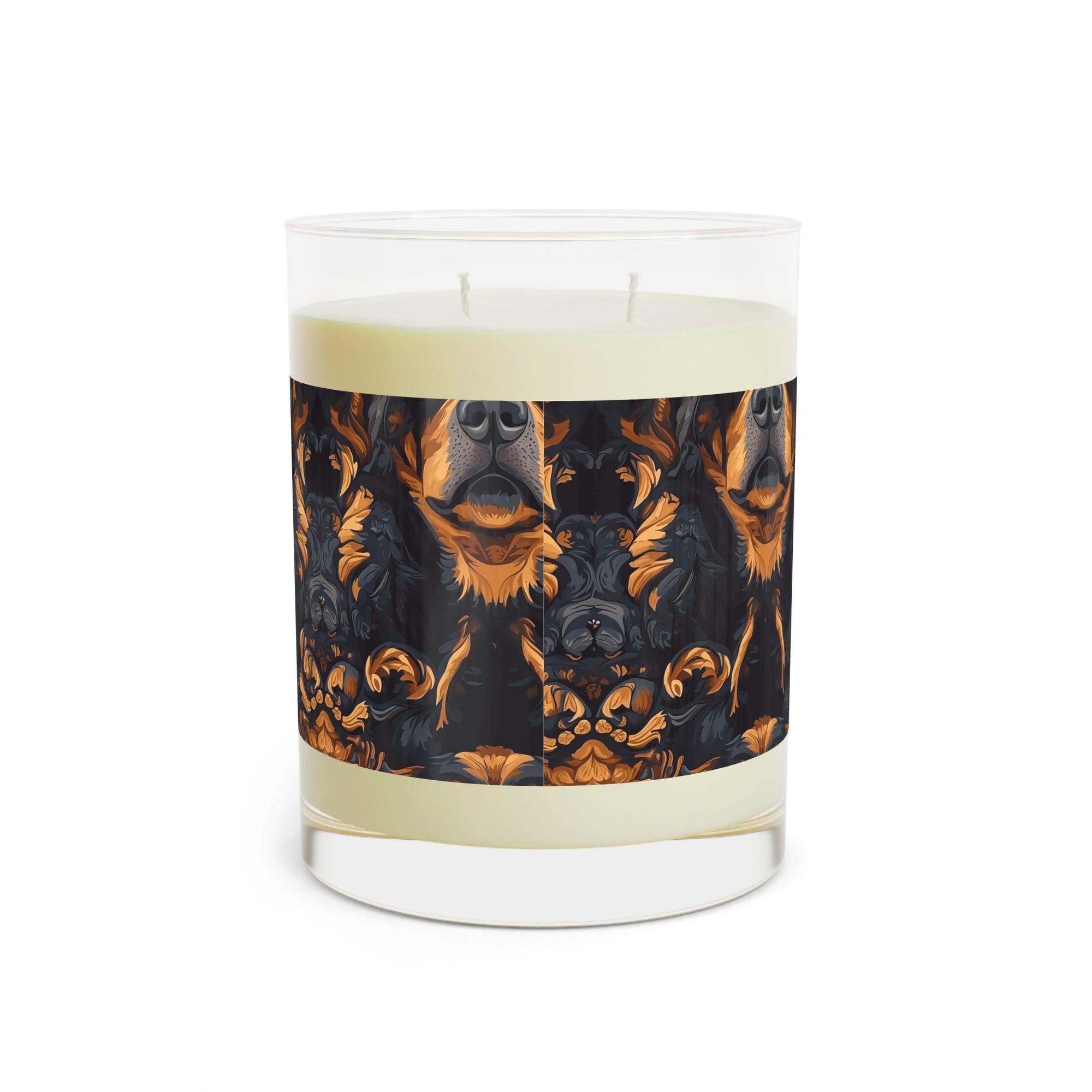 Modern Rottweiler Royalty Scented Candle