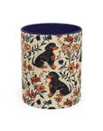 Blossoming Dachshunds Delight Accent Coffee Mug