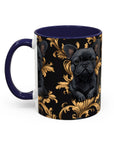 Regal Frenchie Noir Elegance Accent Coffee Mug