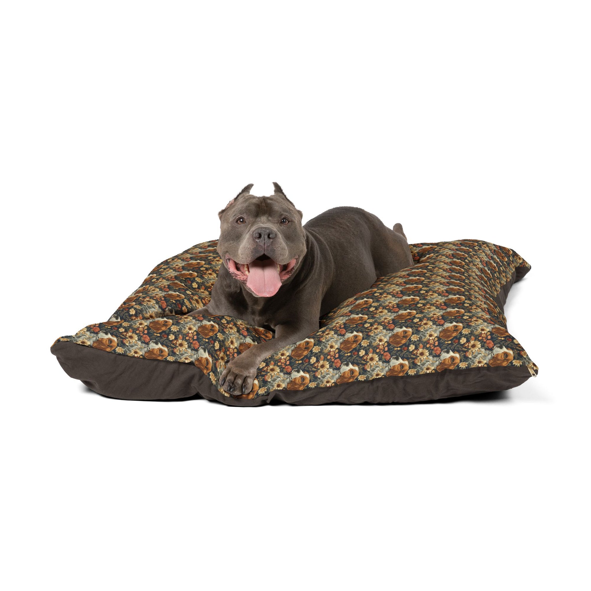 Beagle Blossoms Pet Bed
