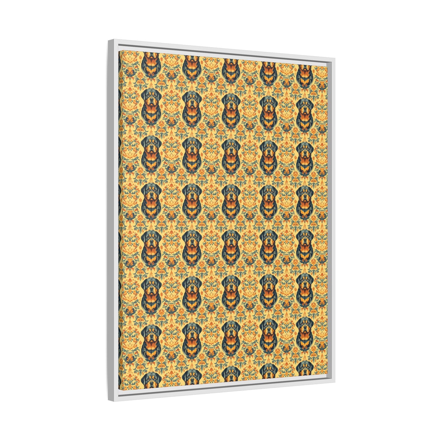 Royal Rottie Regalia Matte Canvas, Framed