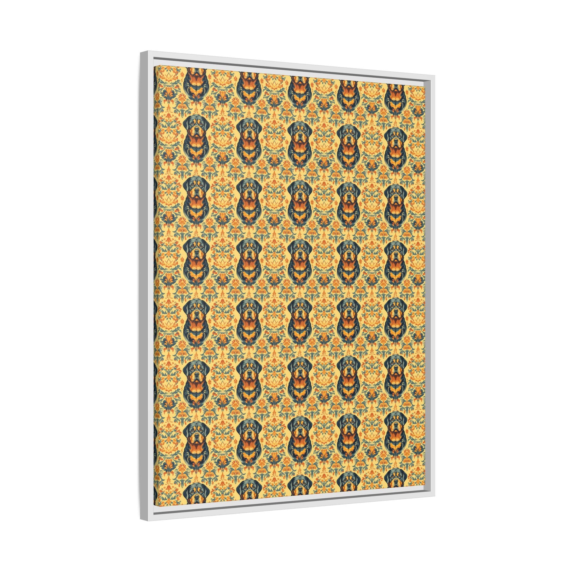 Royal Rottie Regalia Matte Canvas, Framed