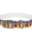 Frenchie Pop Art Pawfection Grid Dog Collar