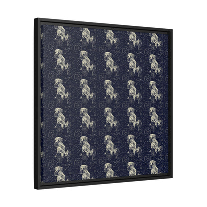 Celestial Boxer Bliss Matte Canvas, Framed