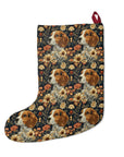 Beagle Blossoms Christmas Stockings